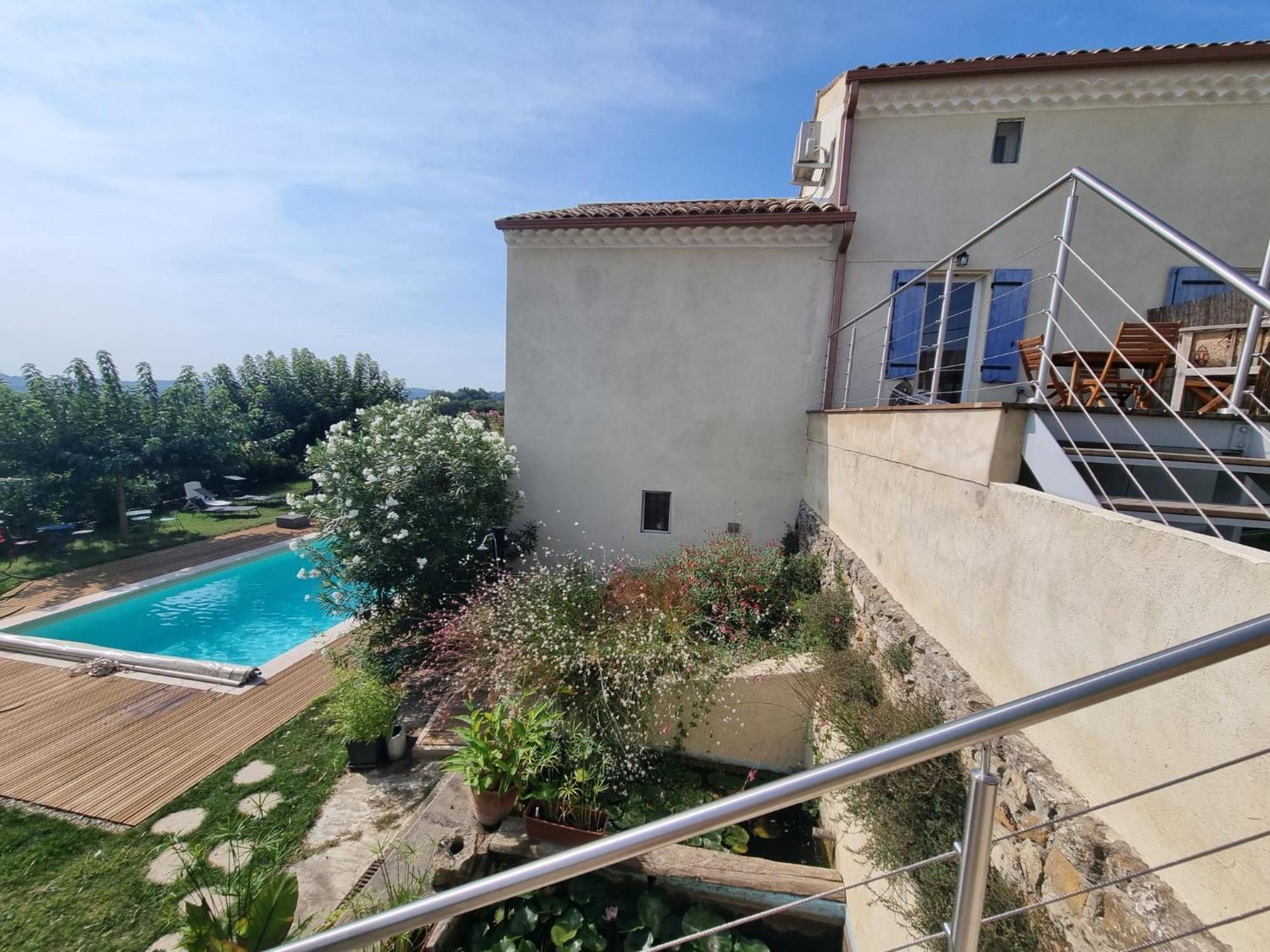 Villa Au Fil De Soi à Saint-Julien-de-Peyrolas Chambre photo